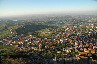 Blick von San Marino auf die ADRIA